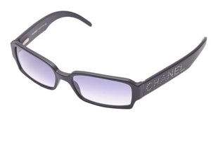 CHANEL シャネル サングラス シャネル クリスタル ソリッド シェード 5060-B 55□16 ブラック ユニセックス 美品 中古 49283