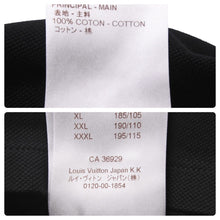 Load image into Gallery viewer, 極美品 LOUIS VUITTON ルイヴィトン 長袖ポロシャツ ブラック RM162Q JEA HAY34W サイズM 中古 49290