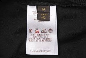 極美品 LOUIS VUITTON ルイヴィトン 長袖ポロシャツ ブラック RM162Q JEA HAY34W サイズM 中古 49290