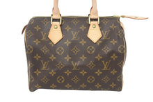 Load image into Gallery viewer, LOUIS VUITTON ルイ・ヴィトン ハンドバッグ ミニボストンバッグ M41526 SP0034 モノグラムスピーディ25 ブラウン 美品 中古49339