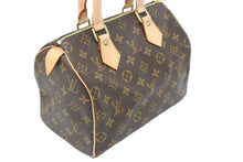 Load image into Gallery viewer, LOUIS VUITTON ルイ・ヴィトン ハンドバッグ ミニボストンバッグ M41526 SP0034 モノグラムスピーディ25 ブラウン 美品 中古49339