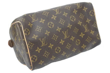 Load image into Gallery viewer, LOUIS VUITTON ルイ・ヴィトン ハンドバッグ ミニボストンバッグ M41526 SP0034 モノグラムスピーディ25 ブラウン 美品 中古49339