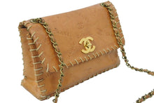 Load image into Gallery viewer, CHANEL シャネル チェーンショルダーバッグ ココマーク ヴィンテージ 2番台 レザー ブラウン ゴールド金具 良品 中古 49343