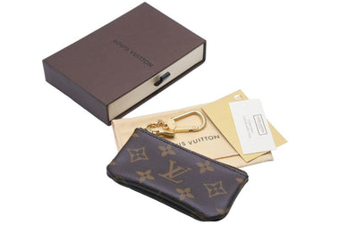 LOUIS VUITTON ルイ・ヴィトン モノグラム ポシェット クレ コインケース M62650 ゴールド金具 美品 中古 49347