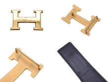 Load image into Gallery viewer, HERMES エルメス ベルト・バックル H コンスタンス □A刻印 97年 サイズ65 ヴォーエプソン ボックスカーフ ブラウン 美品 中古49353