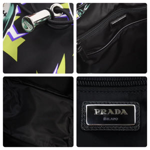 PRADA プラダ リュック・デイパック フランケンシュタイン ナイロン 2VZ135 シルバー金具 美品 中古 49372