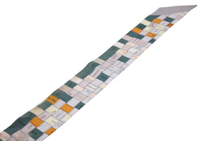 HERMES エルメス ストール ツイリー スカーフ グリーン ホワイト シルク フランス製 良品 中古 49385