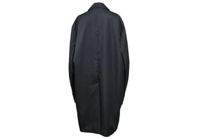 PRADA プラダ 18年 ナイロン コート ブラック ACU1 2018 4080 アウター 黒 トライアングルロゴ サイズ46 美品 中古 49396