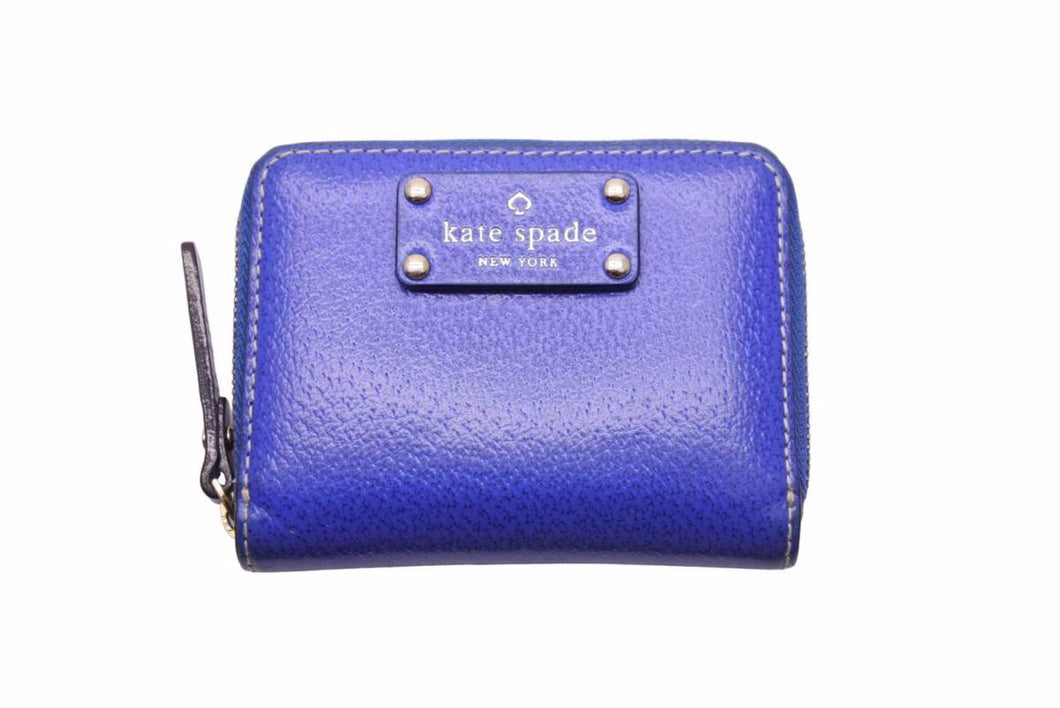 Kate Spade ケイトスペード 二つ折り財布ラウンドファスナー コインケース 小銭入れ コインパース CA57710 良品 中古 49266