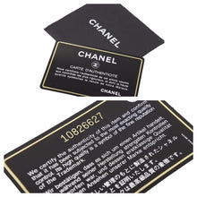 Load image into Gallery viewer, CHANEL シャネル パリスニューヨーク キルティング ボストンバッグ 10番台 ナイロン レザー ブラック シルバー金具 美品 中古 49417