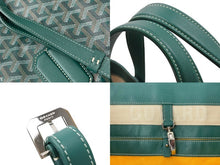 Load image into Gallery viewer, 新品同様 GOYARD ゴヤール サックヴォルテール PVC レザー トートバッグ ハンドバック グリーン 中古 49420