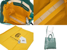 Load image into Gallery viewer, 新品同様 GOYARD ゴヤール サックヴォルテール PVC レザー トートバッグ ハンドバック グリーン 中古 49420