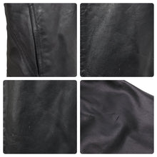 Load image into Gallery viewer, VALENTINO ヴァレンティノ ライダースジャケット ブラック サイズ50 レザー 32868 01 良品 中古 49432