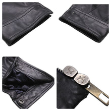 Load image into Gallery viewer, VALENTINO ヴァレンティノ ライダースジャケット ブラック サイズ50 レザー 32868 01 良品 中古 49432