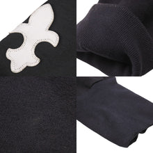 Load image into Gallery viewer, CHROME HEARTS クロムハーツ オールインワン マルチモチーフ レザーパッチ ダガージップ ツナギ ブラック サイズS 良好 中古 49400