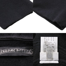 Load image into Gallery viewer, CHROME HEARTS クロムハーツ オールインワン マルチモチーフ レザーパッチ ダガージップ ツナギ ブラック サイズS 良好 中古 49400