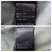 Load image into Gallery viewer, 極美品 SAINT LAURENT サンローラン 13AW 切り替え デニム ジャケット エディ期 レザー 344755 YM26R サイズL 中古 49445