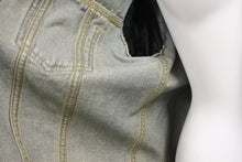 Load image into Gallery viewer, 極美品 SAINT LAURENT サンローラン 13AW 切り替え デニム ジャケット エディ期 レザー 344755 YM26R サイズL 中古 49445