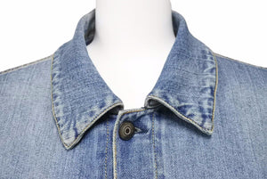 MAISON MARGIELA メゾンマルジェラ デニムジャケット コントラストスリーブ S50AM0288 サイズ48 美品 中古 49447