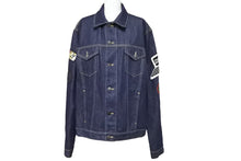 Load image into Gallery viewer, Stella Mccartney ステラマッカートニー デニムジャケット 460320SIN33-1 コットン アセテート ネイビー マルチ 52 美品 中古 49452