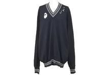 Load image into Gallery viewer, MAISON MARGIELA メゾン マルジェラ ニット セーター Vネック L 2016年 ダメージ加工 S50HA0627 美品 中古 49462