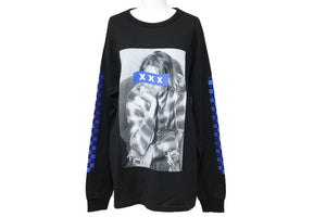 GOD SELECTION XXX ゴッドセレクショントリプルエックス 長袖Ｔシャツ カートコバーン ブラック サイズM 美品 中古 49463