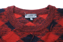 Load image into Gallery viewer, LANVIN ランバン ニット セーター L アーガイル マルチカラー ウール レッド グレー イエロー 美品 中古 49475