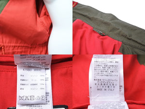 [USED/中古]GUCCI グッチ ジャケット カーキ レッド コットン 48 475041 Bランク 中古 49500 