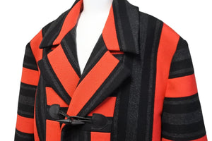 Alexander Wang アレキサンダーワン コート サイズ50 ポリエステル ブラック レッド 601006F15 美品 中古 49502 
