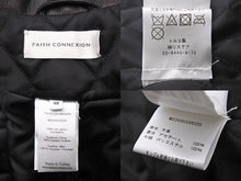 Load image into Gallery viewer, FAITHCONNEXION フェイスコネクション ライダースジャケット ユニオンジャック カウレザー ブラック ブルー レッド 美品 中古 49504