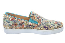 Load image into Gallery viewer, Christian Louboutin クリスチャンルブタン ピックポートスリッポン スタッズ 総柄レザー 45 美品 中古 49512
