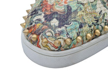 Load image into Gallery viewer, Christian Louboutin クリスチャンルブタン ピックポートスリッポン スタッズ 総柄レザー 45 美品 中古 49512