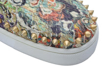 Load image into Gallery viewer, Christian Louboutin クリスチャンルブタン ピックポートスリッポン スタッズ 総柄レザー 45 美品 中古 49512