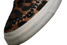 Load image into Gallery viewer, GIUSEPPE ZANOTTI ジュゼッペザノッティ ハラコ レオパード スニーカー ホワイト ブラウン 靴 シューズ サイズ44 中古 49529