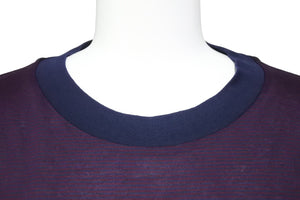 LANVIN ランバン 長袖Ｔシャツ RMJE0039A15/2939 メンズ バーガンディ パープル コットン サイズL 美品 中古 49542