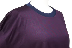 LANVIN ランバン 長袖Ｔシャツ RMJE0039A15/2939 メンズ バーガンディ パープル コットン サイズL 美品 中古 49542