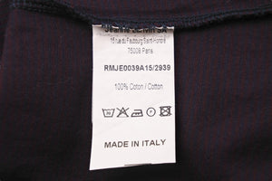 LANVIN ランバン 長袖Ｔシャツ RMJE0039A15/2939 メンズ バーガンディ パープル コットン サイズL 美品 中古 49542