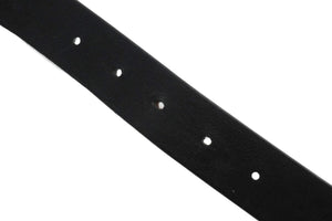 Givenchy ジバンシー ベルト バックル IGA014690 スタッズ イタリア製 レザー ブラック 美品 中古 49556