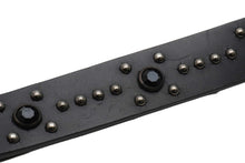 Load image into Gallery viewer, Givenchy ジバンシー ベルト バックル IGA014690 スタッズ イタリア製 レザー ブラック 美品 中古 49556