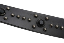 Load image into Gallery viewer, Givenchy ジバンシー ベルト バックル IGA014690 スタッズ イタリア製 レザー ブラック 美品 中古 49556
