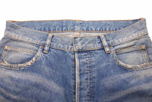 Load image into Gallery viewer, BALMAIN バルマン デニムパンツ スキニーパンツ ダメージ加工 W4HT598C483V コットン ブルー サイズ32 美品 中古 49565