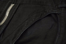 Load image into Gallery viewer, BALMAIN バルマン バイカーパンツ ボトムス W7H5553T127 コットン エラスタン ブラック サイズ31 美品 中古 49574
