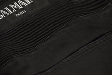 Load image into Gallery viewer, BALMAIN バルマン バイカーパンツ ボトムス W7H5553T127 コットン エラスタン ブラック サイズ31 美品 中古 49574