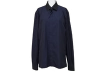 Load image into Gallery viewer, BALENCIAGA バレンシアガ デザイン 長袖シャツ アレキサンダーワン期 ネイビー 紺色 トップス 390231 サイズ40 美品 中古 49587