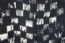 画像をギャラリービューアに読み込む, 極美品 SAINT LAURENT サンローラン 長袖シャツ ブロックチェック 501978 シルク ブラック サイズ40 中古 49597 