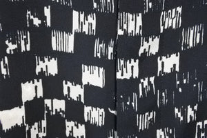 極美品 SAINT LAURENT サンローラン 長袖シャツ ブロックチェック 501978 シルク ブラック サイズ40 中古 49597 