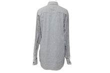 Load image into Gallery viewer, GIVENCHY ジバンシー ポケットジップ チェック柄 長袖シャツ 17J 6211 328 コットン ブラック ホワイト サイズ40 美品 中古 49598