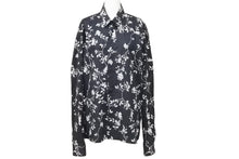 Load image into Gallery viewer, Haider Ackermann ハイダーアッカーマン 花柄シャツ 長袖シャツ ポルトガル製 コットン ブラウン ホワイト サイズM 美品 中古 49599
