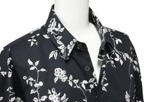 Load image into Gallery viewer, Haider Ackermann ハイダーアッカーマン 花柄シャツ 長袖シャツ ポルトガル製 コットン ブラウン ホワイト サイズM 美品 中古 49599