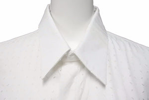 BALENCIAGA バレンシアガ カッティング 長袖シャツ ホワイト デザイン トップス 326253 サイズ40 美品 中古 49626